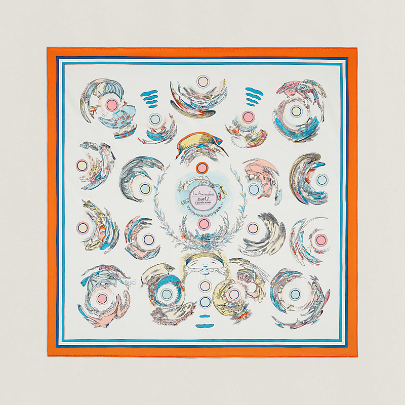 新作*HERMES*ヴィンテージシルクスカーフ 70 Les Anamorphoses Les Anamorphoses scarf 70 | Hermès Singapore